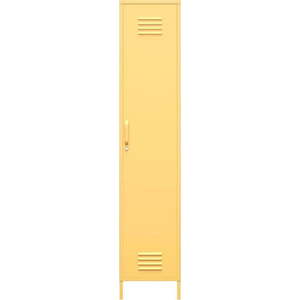 Žlutá kovová skříňka Novogratz Cache, 38 x 185 cm obraz