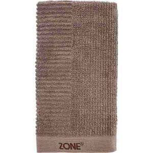 Hnědý bavlněný ručník 50x100 cm – Zone obraz