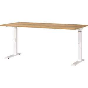 Pracovní stůl s nastavitelnou výškou s deskou v dekoru dubu 80x160 cm Downey – Germania obraz
