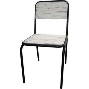 Bílá jídelní židle z jedlového dřeva Industrial – Antic Line obraz