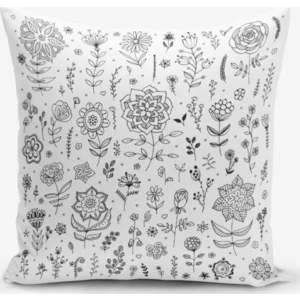 Povlak na polštář s příměsí bavlny Minimalist Cushion Covers Flower, 45 x 45 cm obraz