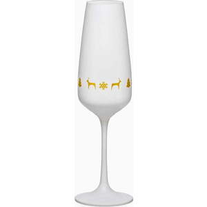 Sada 6 bílých sklenic na šampaňské Crystalex Nordic Vintage, 190 ml obraz