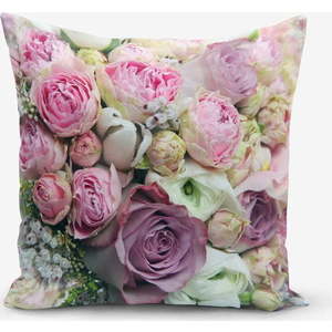 Povlak na polštář s příměsí bavlny Minimalist Cushion Covers Roses, 45 x 45 cm obraz