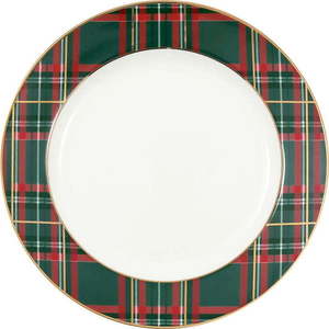 Bílý dezertní porcelánový talíř s vánočním motivem ø 20, 5 cm Dagmar – Green Gate obraz
