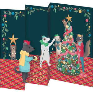 Vánoční přání v sadě 5 ks Animal Crackers – Roger la Borde obraz