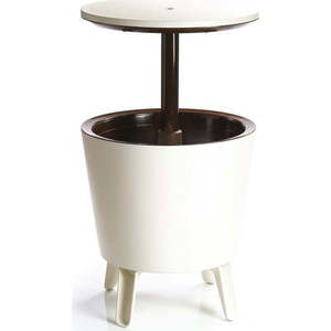 Plastový kulatý zahradní stolek se zásobníkem na led ø 49, 5 cm Cool – Keter obraz