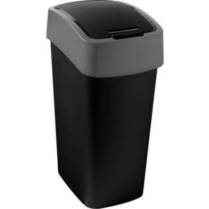 Černý odpadkový koš Curver Pacific, 45 l obraz