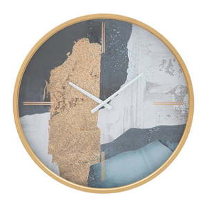Modré nástěnné hodiny Mauro Ferretti Art, ø 60 cm obraz