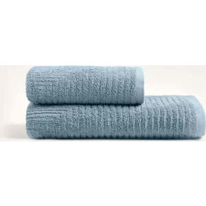 Modré bavlněné ručníky a osušky v sadě 2 ks - Foutastic obraz