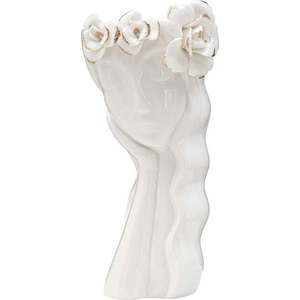 Bílá porcelánová váza Mauro Ferretti Cute Woman obraz