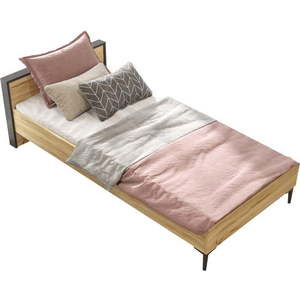 Jednolůžková postel s roštem v přírodní barvě 90x200 cm AR5 – Kalune Design obraz