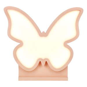 Růžová dětská lampička Butterfly – Candellux Lighting obraz