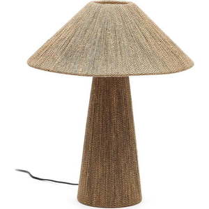 Světle hnědá stolní lampa se stínidlem z juty (výška 46 cm) Renee – Kave Home obraz