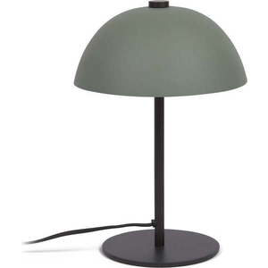 Zelená stolní lampa s kovovým stínidlem (výška 33 cm) Aleyla – Kave Home obraz