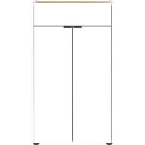Bílá vysoká koupelnová skříňka 60x98 cm Forano – Germania obraz