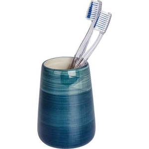 Petrolejově modrý kelímek na zubní kartáčky Wenko Pottery obraz