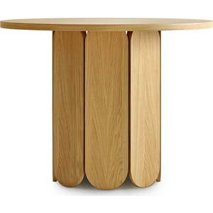 Jídelní stůl v dubovém dekoru Woodman Soft, ø 98 cm obraz