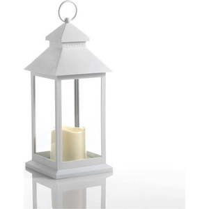 Velká bílá dekorativní LED lucerna vhodná do exteriéru Tomasucci Lante obraz