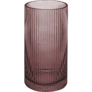 Hnědá skleněná váza PT LIVING Allure, výška 20 cm obraz