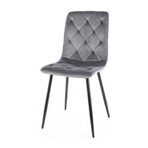 Jídelní židle JIRRY šedá/černá obraz