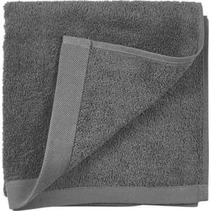 Šedý ručník z bio bavlny 50x100 cm Comfort – Södahl obraz