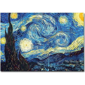 Nástěnná reprodukce na plátně Vincent Van Gogh, 100 x 70 cm obraz