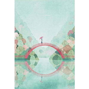 Plakát 30x40 cm Japan Lake - Travelposter obraz