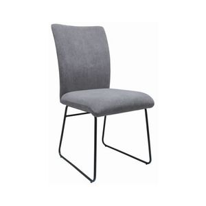 Jídelní židle Sephia, šedá strukturovaná látka obraz