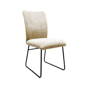 Jídelní židle Sephia, světle béžová strukturovaná látka obraz