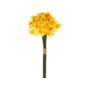 Umělá kytice Narcisky v pugetu 34 cm, žlutá obraz