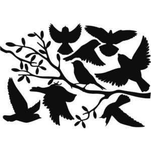 Samolepka proti ptactvu na okno 33x23 cm – Esschert Design obraz