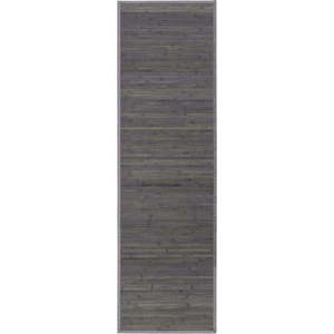Šedo-zelený bambusový koberec 60x200 cm – Casa Selección obraz