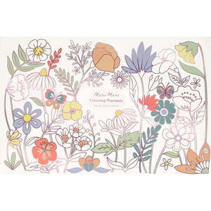 Papírová prostírání v sadě 8 ks 28x42.5 cm Butterflies & Flowers – Meri Meri obraz