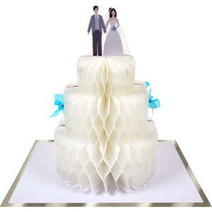 Přání Wedding Cake – Meri Meri obraz