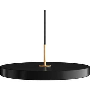 Černé LED závěsné svítidlo s kovovým stínidlem ø 43 cm Asteria Medium – UMAGE obraz