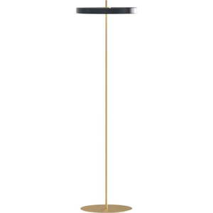 Antracitová LED stmívatelná stojací lampa s kovovým stínidlem (výška 151 cm) Asteria Floor – UMAGE obraz