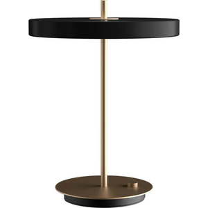 Černá LED stmívatelná stolní lampa s kovovým stínidlem (výška 41, 5 cm) Asteria Table – UMAGE obraz