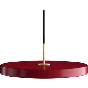 Červené LED závěsné svítidlo s kovovým stínidlem ø 43 cm Asteria Medium – UMAGE obraz