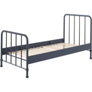 Tmavě modrá kovová dětská postel 90x200 cm BRONXX – Vipack obraz