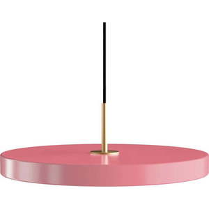 Růžové LED závěsné svítidlo s kovovým stínidlem ø 43 cm Asteria Medium – UMAGE obraz
