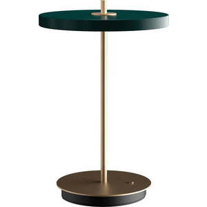 Zelená LED stmívatelná stolní lampa s kovovým stínidlem (výška 31 cm) Asteria Move – UMAGE obraz