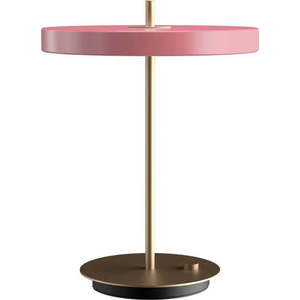 Růžová LED stmívatelná stolní lampa s kovovým stínidlem (výška 41, 5 cm) Asteria Table – UMAGE obraz