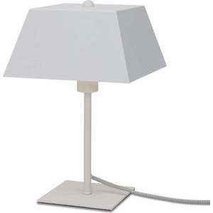 Bílá stolní lampa s kovovým stínidlem (výška 31 cm) Perth – it's about RoMi obraz