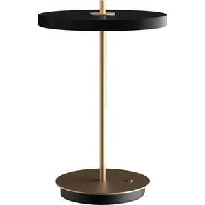 Černá LED stmívatelná stolní lampa s kovovým stínidlem (výška 31 cm) Asteria Move – UMAGE obraz