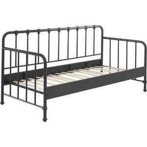 Šedá kovová dětská postel 90x200 cm BRONXX – Vipack obraz