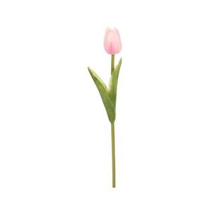 Umělá květina Tulipán 34 cm, světle růžová obraz