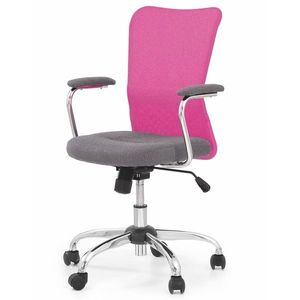 Dětská židle ONDY růžová/šedá obraz