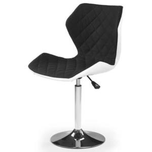 Dětská židle MOTRAX 2 černá/bílá obraz