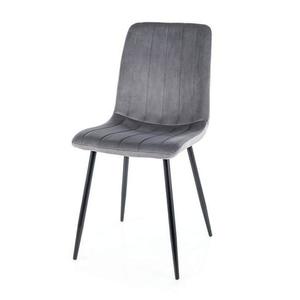 Jídelní židle OLON šedá/černá obraz