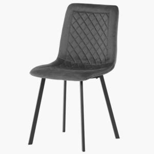 Jídelní židle GLORY šedá/černá obraz